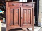 Eiken kastje, Avec tiroir(s), 25 à 50 cm, Enlèvement, Utilisé