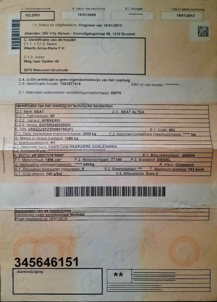 moteur cassé Seat Altea 2009, Autos, Seat, Particulier, Altea, ABS, Airbags, Air conditionné, Android Auto, Apple Carplay, Bluetooth