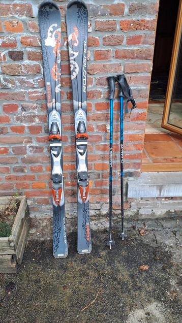 Ski+ bâtons + bottines de ski beschikbaar voor biedingen