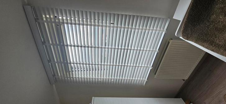 Houtlook Jaloezie Ravi Wit 50mm 120x175 cm, Huis en Inrichting, Stoffering | Gordijnen en Lamellen, Zo goed als nieuw, Wit, Ophalen