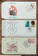 Eerste dag cover FDC 1413 + 1526 1527 + 1660, Ophalen of Verzenden, Gestempeld, 1e dag stempel, Gestempeld