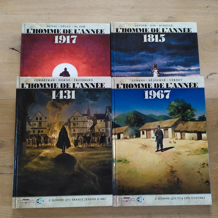 Lot 4 volumes L'homme de l'année 1 2 3 4 EO TBE, Livres, BD, Comme neuf, Plusieurs BD, Enlèvement ou Envoi
