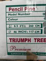 Smalle Kerstboom Thriump 260 hoog, Diversen, Kerst, Ophalen, Zo goed als nieuw