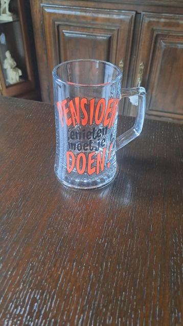Bierglas 50cl (pensioen) beschikbaar voor biedingen