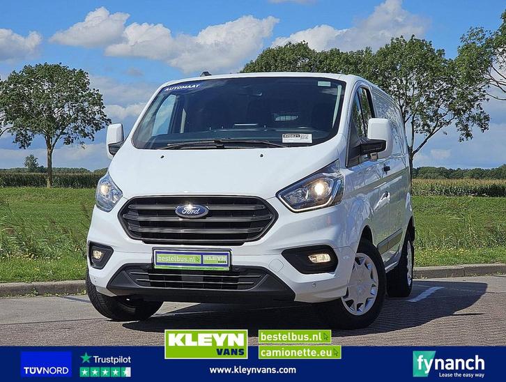 Ford TRANSIT CUSTOM 2.0 L1 Navi Automaat AC!, Auto's, Bestelwagens en Lichte vracht, Bedrijf, ABS, Airconditioning, Centrale vergrendeling