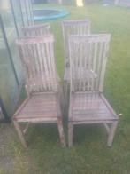 Houten tuinstoelen, Ophalen