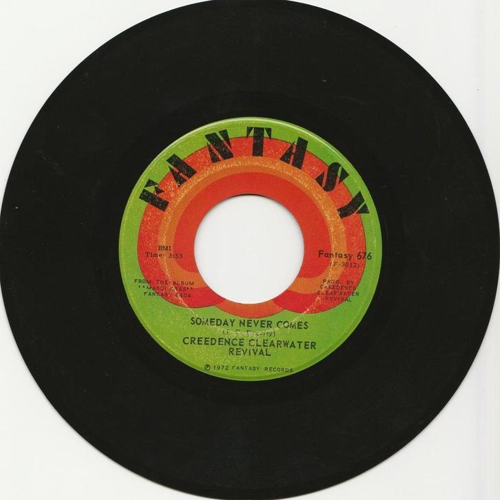 45T vinyl single 'Someday never comes' van C.C.R., Cd's en Dvd's, Vinyl | Rock, Gebruikt, Poprock, Overige formaten, Ophalen of Verzenden