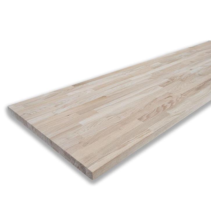 Massief eiken keukenbladen 200cm lang, 64cm breedte, 4cm dik, Huis en Inrichting, Keuken | Keukenbenodigdheden, Nieuw, Ophalen of Verzenden