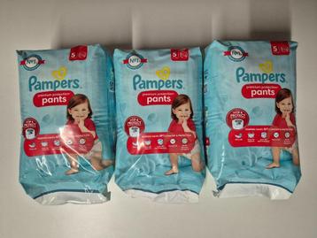 3 x Pampers Pants maat 5 beschikbaar voor biedingen