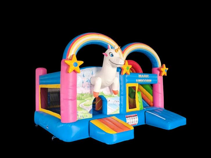 Springkasteel unicorn te koop Nieuw!!, Kinderen en Baby's, Speelgoed | Buiten | Springkussens, Ophalen