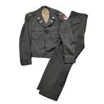 WWII US 2nd Army Officers Uniform Set Named, Ophalen of Verzenden