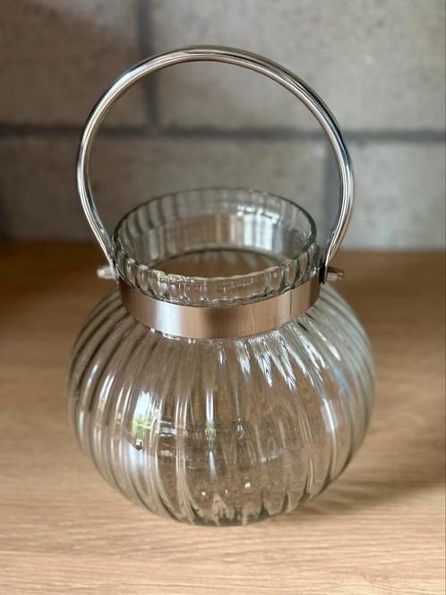 Windlicht / Tchibo Home glazen lantaarn, Huis en Inrichting, Woonaccessoires | Overige, Nieuw, Ophalen of Verzenden