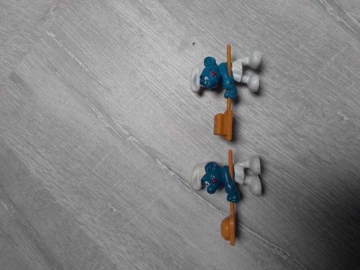 smurf smurfen bakkerbrood rond rechthoekig, Verzamelen, Smurfen, Zo goed als nieuw, Verzenden