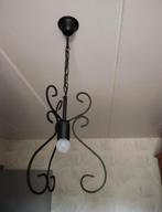 hanglamp in metaal, Huis en Inrichting, Lampen | Kroonluchters, Ophalen of Verzenden, Zo goed als nieuw, Metaal