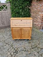 massief grenen secretaire, Huis en Inrichting, Ophalen, Gebruikt, Landelijk