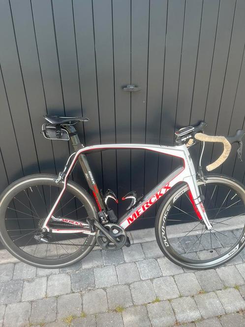Eddy Merckx EMX-525 racefiets, Fietsen en Brommers, Fietsen | Racefietsen, Zo goed als nieuw, Carbon, Ophalen