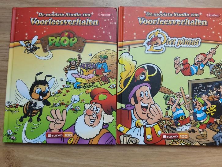 Studio 100 - Voorleesverhalen van Plop en Piet Piraat, Boeken, Kinderboeken | Kleuters, Nieuw, Sprookjes, 4 jaar, Jongen of Meisje
