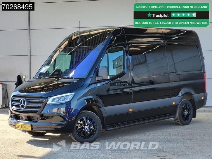 Mercedes Sprinter 319 CDI Automaat Black Edition L2H2 model, Auto's, Bestelwagens en Lichte vracht, Bedrijf, Te koop, Achteruitrijcamera