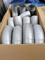 Lot ZINKEN regenpijp hulpstukken Diam 100 – NATURAL of Zwart, Ophalen, Zo goed als nieuw, Zink, 80 mm of meer