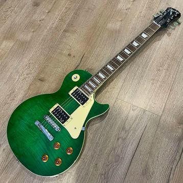 Gezocht: Epiphone Les Paul Lime Green Flame Top (2021), Musique & Instruments, Enlèvement ou Envoi, Epiphone