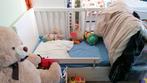 Ikea Baby/peuterbed Stuva - met bedrand, Kinderen en Baby's, Ophalen, Gebruikt, 140 tot 160 cm, Minder dan 70 cm