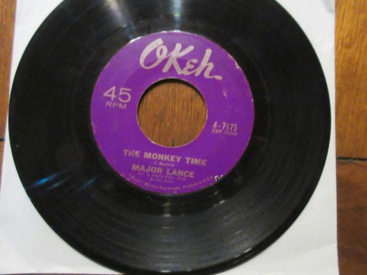 Major Lance - The Monkey time / mama didn't know, CD & DVD, Vinyles Singles, Utilisé, Single, R&B et Soul, 7 pouces, Enlèvement ou Envoi