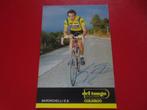 wielerkaart 1987 team del tongo  g b  baronchelli signe, Sports & Fitness, Cyclisme, Comme neuf, Envoi