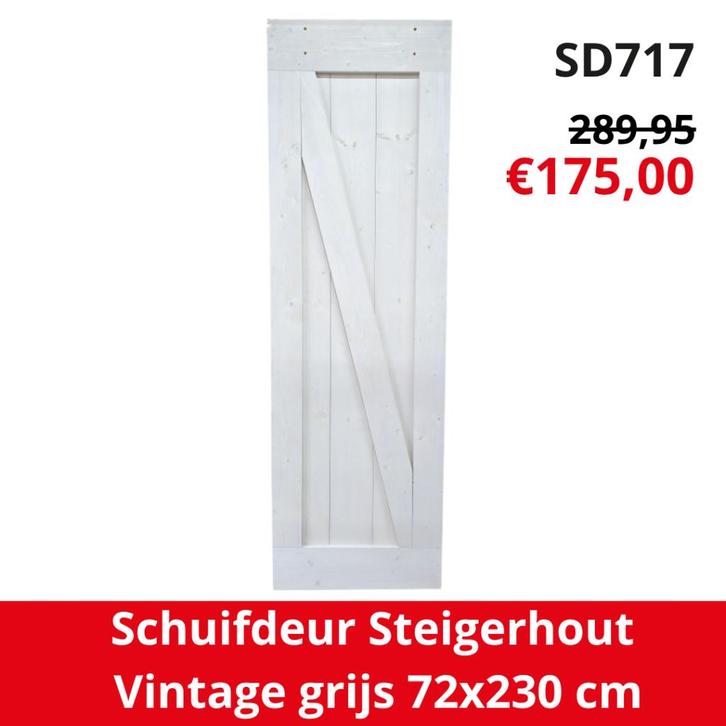 Barndeur | Loftdeur | schuifdeur | houten deur | deur, Doe-het-zelf en Bouw, Deuren en Vliegenramen, Nieuw, Binnendeur, Hout, Schuifdeur