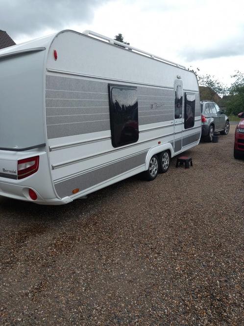 Tabbert Bottesini  590, Caravans en Kamperen, Caravans, Particulier, Tabbert, Douche, Koelkast, Lichtmetalen velgen, Ophalen