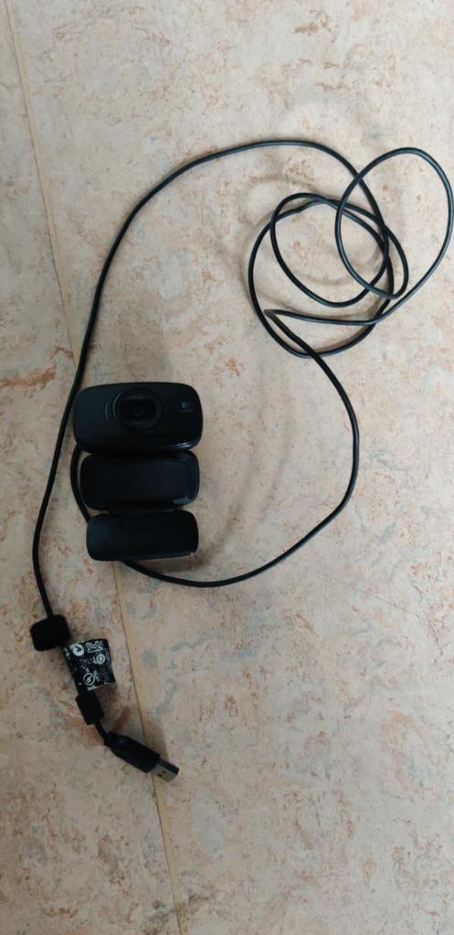 Logitech webcam C525 HD, Computers en Software, Webcams, Gebruikt, Bedraad, Windows, Ophalen