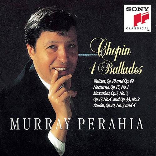 Chopin - Murray Perahia - 4 ballades, Cd's en Dvd's, Cd's | Klassiek, Zo goed als nieuw, Overige typen, Romantiek, Ophalen