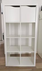 Étagère Kallax blanche 77 x 147 avec 2 portes, Ophalen, Gebruikt