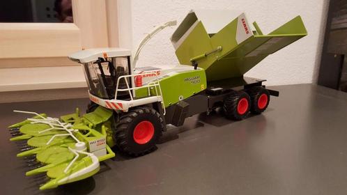 Claas Jaguar 900 met Field Shuttle 1/32 selfmade, Hobby & Loisirs créatifs, Voitures miniatures | 1:32, Comme neuf, Tracteur et Agriculture