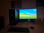 Desktop pc met scherm, Computers en Software, Ophalen, Zo goed als nieuw