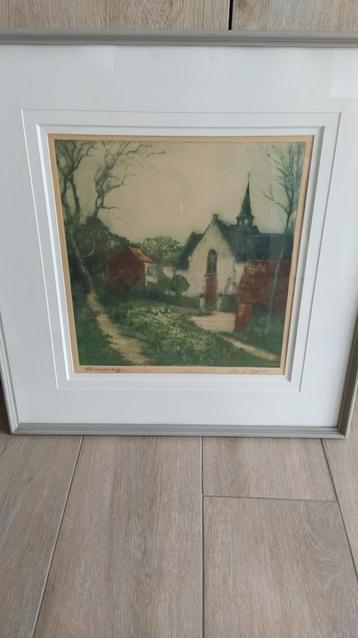 NIEUWE PRIJS: Ets van Piet Gillis gesigneerd -Vlassenbroek beschikbaar voor biedingen