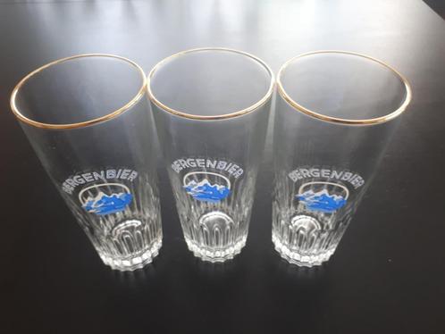 3 verres de bière Bergen, Collections, Verres & Petits Verres, Comme neuf, Verre à bière, Enlèvement