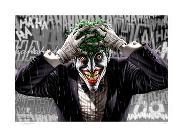 Sideshow Joker Last Laugh Variant Fine Art Print beschikbaar voor biedingen