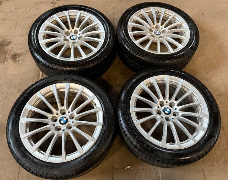 Winterbanden velgen BMW 5 serie F10 F11 245 45 18 Michelin, Auto-onderdelen, Banden en Velgen, Banden en Velgen, Winterbanden