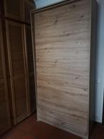 Bedkast hout, Huis en Inrichting, Slaapkamer | Bedden, Nieuw, 90 cm, Eenpersoons, Bruin