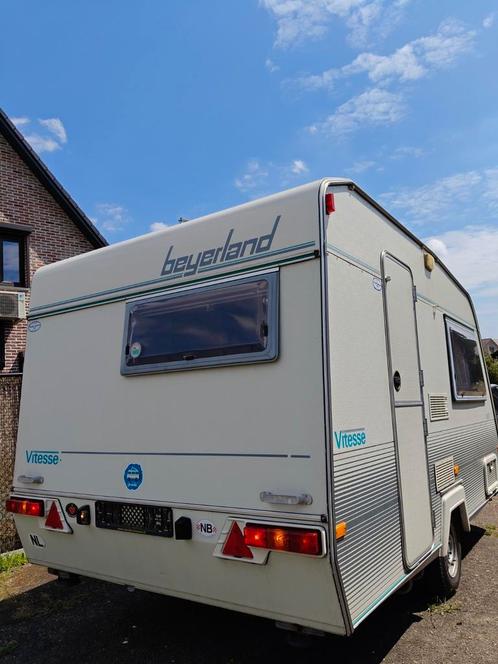 Beyerland caravan 750kg🍃Keuringvrij✅ Compleet✅ WC✅ Kachel✅, Caravans en Kamperen, Caravans, Particulier, tot en met 2, 500 - 750 kg