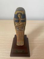 Oude egypte gouden kist mummie Henutmehyt, Comme neuf, Moins de 50 cm, Autres matériaux, Moins de 50 cm