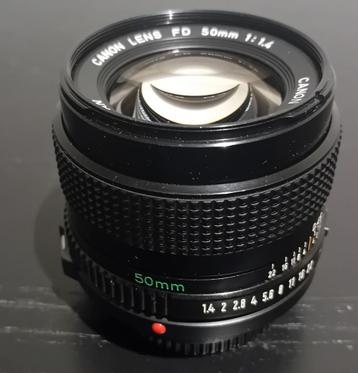 Objectif Canon FD 50 mm f/1.4