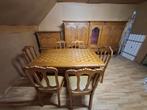 Eetplaats 6 stoelen dressoir barkast, Huis en Inrichting, Ophalen, Gebruikt, 6 tot 8 stoelen
