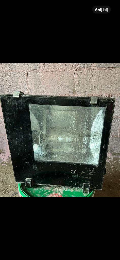 Bouwlamp, Ophalen, Gebruikt