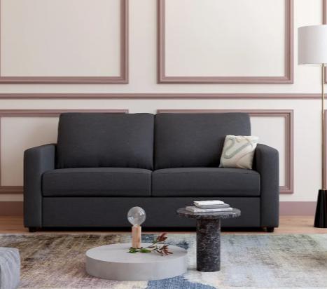 canapé lit 3 places, Neuf, Gris, Queen size, Enlèvement