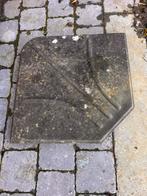 4 antraciete stenen voor parasolvoet 47x47 cm, Ophalen, Gebruikt, Minder dan 1 meter, Parasolvoet
