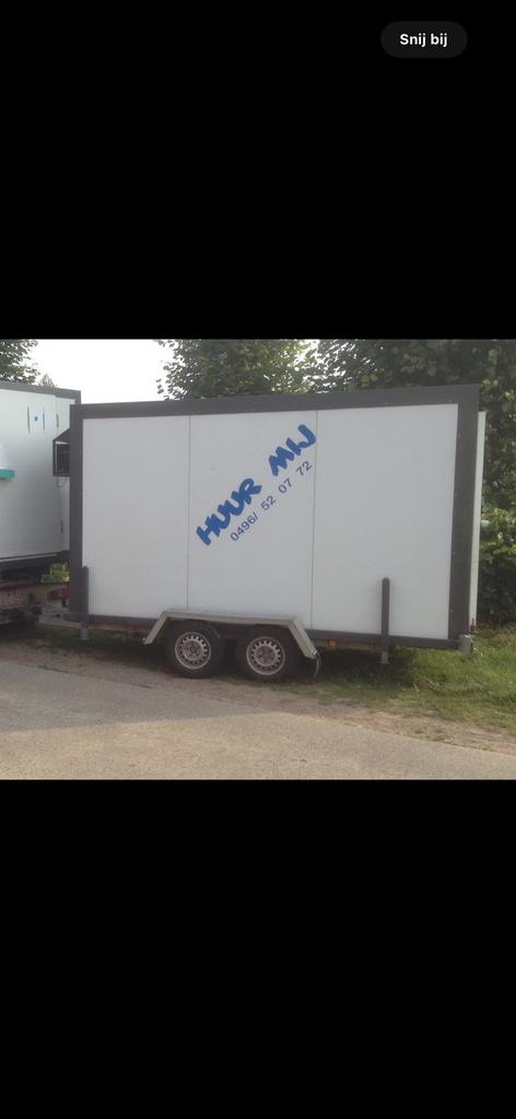 Koel aanhangwagen, Ophalen, Gebruikt