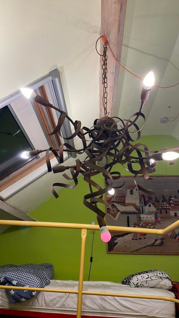 Luster in metaal, Ophalen, Metaal