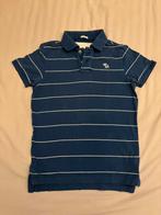 Abercrombie poloshirt met blauwe en witte strepen - Maat M, Kleding | Heren, Polo's, Ophalen of Verzenden, Zo goed als nieuw, Maat 48/50 (M)