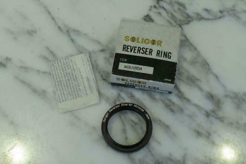 Soligor macro omkeerring voor Miranda, Ophalen of Verzenden, Zo goed als nieuw, Overige typen